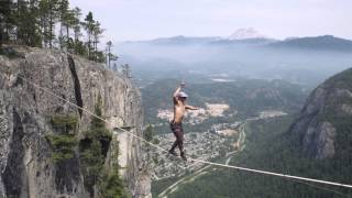 World Record Free Solo  Insane Slacklining [upl. by Amathiste445]