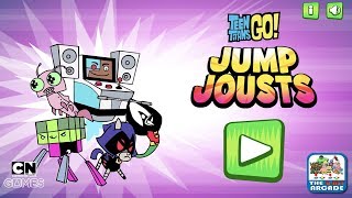 Teen Titans Go Jump Jousts  Become the Jumpiest Jumping Jouster of All Time CN Games [upl. by Ella]