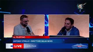 Bologna Milan si gioca ANTONIO VITIELLO ad Un calcio alla Radio 2510 [upl. by Asirap]