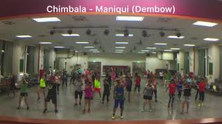 Chimbala  Maniqui Dembow by KIWICHEN Zumba [upl. by Horne]