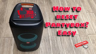 Tutorial  How to reset a JBL Partybox speaker [upl. by Agnizn]