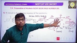 IIT JEE PYQs  Alcohols Phenols and Ethers NCERT  organicchemistry class12 chemistry [upl. by Acnoib78]