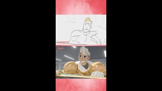 Nimonas Storyboard VS Movie 🤯 Nimona is now streaming on Netflix [upl. by Mcbride40]