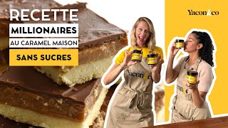 MILLIONAIRES AU CARAMEL MAISON SANS SUCRE  RECETTE FACILE [upl. by Gerome677]