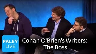 Conans Writers  Conan OBrien The Boss Paley Center 2008 [upl. by Enaillil784]