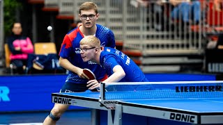 FULL MATCH  Felix Lebrun Alexis Lebrun vs Jonathan Groth M Andersen  2024 European Championships [upl. by Assiralk]