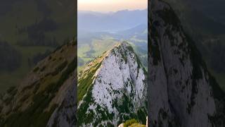 Donnerkogel Klettersteig Free Solo shorts viaferrata mountains austria salzburg freesolo [upl. by Sontich]