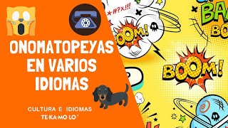 ONOMATOPEYAS en diversos IDIOMAS  TEKAMOLO [upl. by Quinta503]