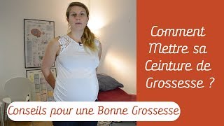 Comment Bien Mettre sa Ceinture de Grossesse PhysioMat  Conseils pour Femme Enceinte [upl. by Nallad179]