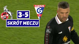 1 FC Köln  Górnik Zabrze 35 skrót meczu  Mecz pożegnalny Podolskiego  kulisy 2024 [upl. by Notned]