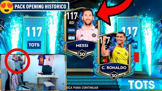 🐐🐐 ME SALE MESSI TOTS JUNTO A CRISTIANO RONALDO TOTS en EL MEJOR PACK OPENING del FIFA MOBILE 😳OMG [upl. by Navetse]