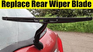 How To Replace Rear Wiper Blade On Toyota Yaris [upl. by Nevear]