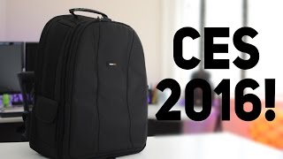 Whats In My Bag  CES 2016 [upl. by Ietta]