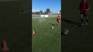 Double situation double skills and double finishing soccer football soccerskills goals [upl. by Narf]