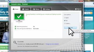 Microsoft Security Essentials  Free AntiVirus for Windows Tutorial [upl. by Rosamund323]