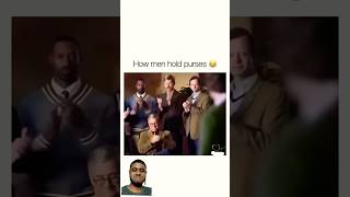 How men hold purses😂😂😂 shorts comedy feed [upl. by Zacks236]