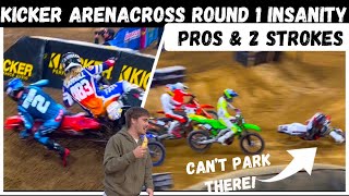 Craziest ArenaCrash Yet Kicker Arenacross Opener was EPIC Carnage All Day Long [upl. by Edalb151]