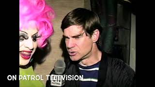 Brandy Wine speaks with Gus Van Sant at the 1995 premiere party for To Die For [upl. by Neral]