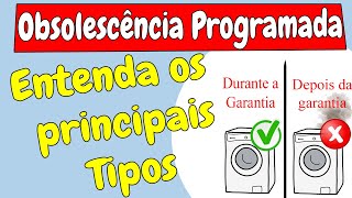 OBSOLESCÊNCIA PROGRAMADA Psicológica perceptiva funcional e de qualidade [upl. by Ardnahs]