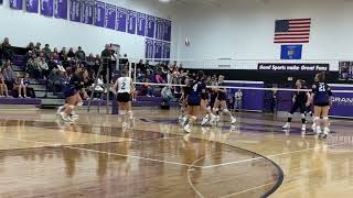 2024 Grantsburg volleyball vs Unity  101 highlights [upl. by Iong242]