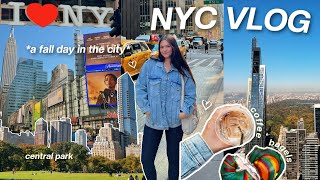 NEW YORK VLOG exploring nyc good food perfect fall day [upl. by Anabella866]