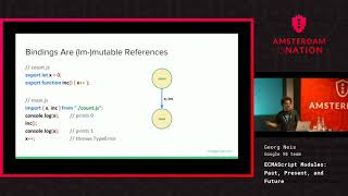 ECMAScript Modules Past Present and Future  Georg Neis [upl. by Sadiras323]