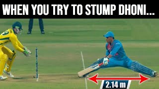 What Happens When You Try to Stump MS Dhoni 😂 [upl. by Aicrop]