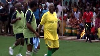 Obasanjo Scores Brace In 78th Birthday Celebration Match [upl. by Nanete]