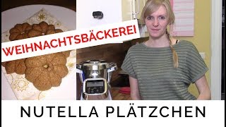 Nutella Plätzchen  Krups Prep and Cook  Weihnachtsbäckerei [upl. by Ellard]