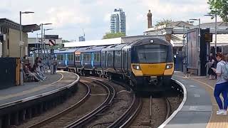 Southeastern Class 707465466 Arriving And Departing Lewisham [upl. by Sinnard891]