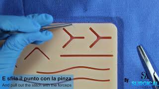 Tutorial Suture del Materassaio Orizzontale e Verticale [upl. by Natica169]