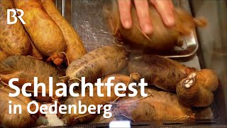 Kesselfleisch Schlachtfest in Oedenberg  Zwischen Spessart und Karwendel  BR  Doku  Reportage [upl. by Lapo]