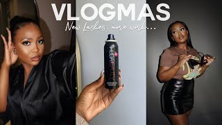 VLOGMAS 10 amp 11 Getting D Curl Lashes amp Spending Time with Me Creating Content [upl. by Lareneg128]