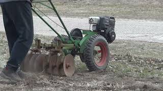 1948 Planet jr disc harrow [upl. by Gemina]