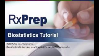 RxPreps Biostats MiniTutorial [upl. by Nnylahs955]