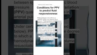 Conditions for PPV to predict fluid responsiveness [upl. by Legna747]