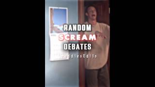 Random Scream Debates  Part 1 ghostface scream 4kedit [upl. by Verada]