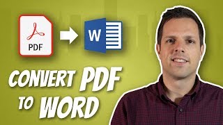 How to convert a PDF to a Word document and edit it [upl. by Aehsat]