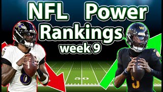 NFL Week 9 Power Rankings [upl. by Eboh904]