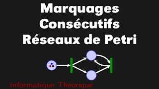 Marquages consécutifs et marquages accessibles dans les réseaux de Petri Réseaux de Petri partie 3 [upl. by Nazus]