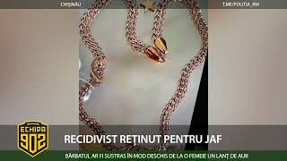 RECIDIVIST REȚINUT PENTRU JAF [upl. by Eninnaj]