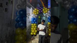 Balloon Decoration Ideas  How To Make A Balloon Decoration 🔥🔥Balloon Gate small [upl. by Werd]