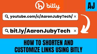 How To Shorten And Customize Links Using Bitly URL Shortener [upl. by Spillar]