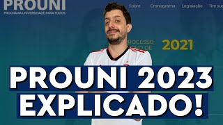 COMO FUNCIONARÁ O PROUNI 20231  DATAS REGRAS LISTA DE ESPERA E ETC [upl. by Brandes]