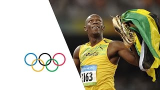 Usain Bolt Wins 100m200m Gold  Beijing 2008 Olympics [upl. by Raddatz]