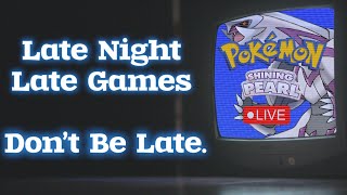 Pokemon Shining Pearl Speed Running The End Game Late Night Streaming [upl. by Frydman358]