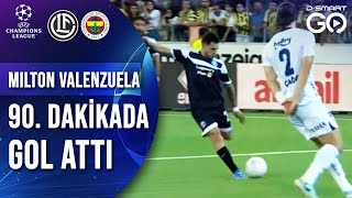 Lugano 34 Fenerbahçe  Luganonun 3 Golü Milton Valenzuela  Şampiyonlar Ligi 2 Ön Eleme Turu [upl. by Drazze913]