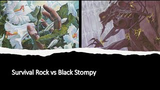 Premodern League 1404 Round 5  Survival Rock vs Black Stompy  11324 [upl. by Petie]