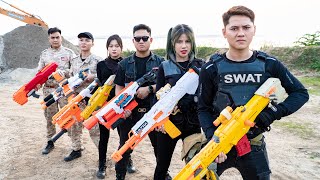 LTT Game Nerf War  SEAL X Warriors Nerf Guns Fight Gang Mr Zero Crazy Container Invasionn Riots [upl. by Lustick776]