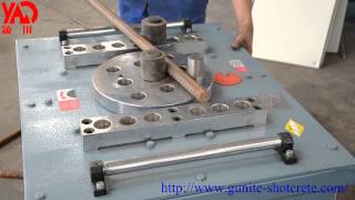 GW40GW50 Rebar BenderSteel Bar Bending Machine Video [upl. by Christiana]